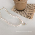 Shangjie OEM Moonstone Irregular pearl necklace freshwater pearl necklace bohemian necklaces